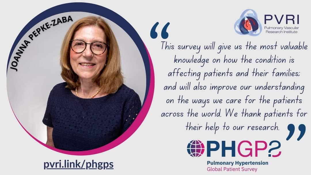 PVRI developed a survey to understand the living of PH patients better