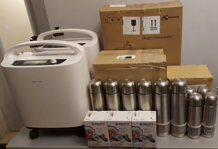 Thanks to the support of EURORDIS-Rare Diseases Europe, stationary oxygen concentrators, tonometers, thermoses, power banks were purchased for people with a rare disease – pulmonary hypertension in Ukraine.