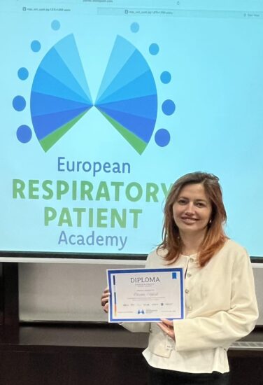 Оксана Куліш взяла участь у Європейській респіраторній академії
